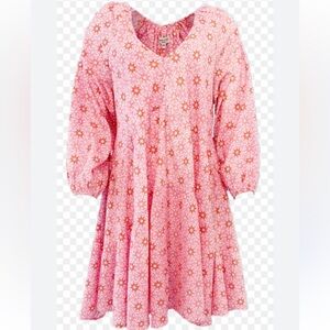 Monsoon and Beyond Izzy Dress, Pink Azulejo size extra small sold out online